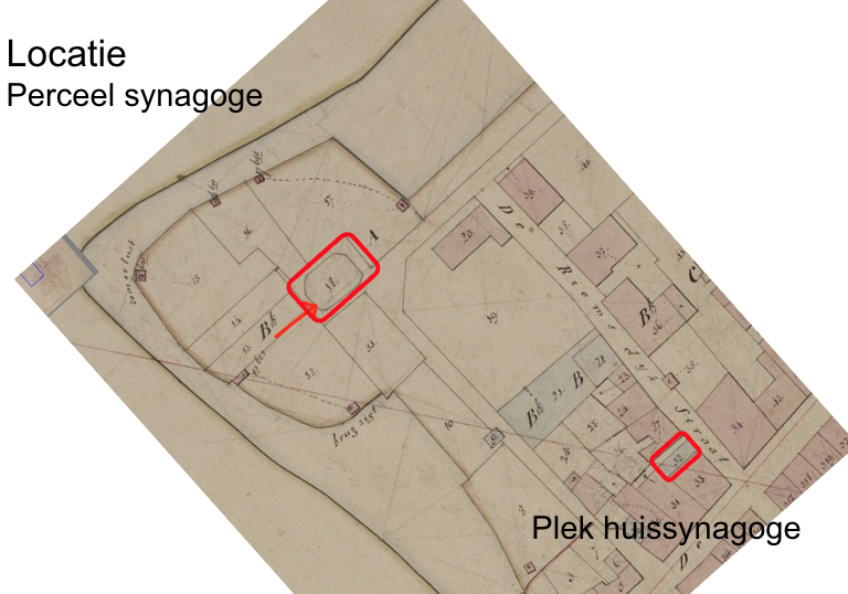 Locatie synagoge oude kadastrale kaart.png